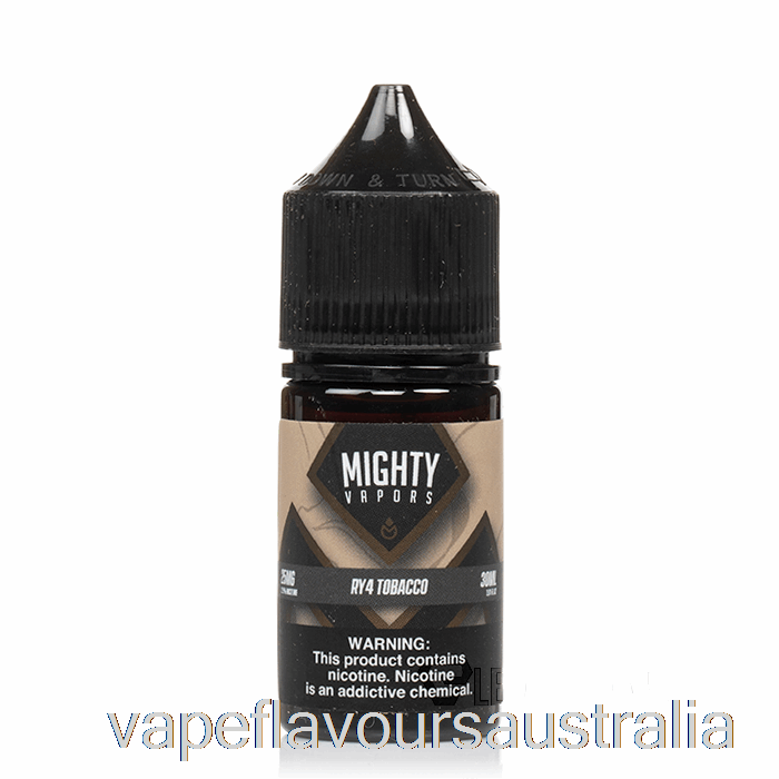 Vape Nicotine Australia RY4 Tobacco - Mighty Salts - 30mL 50mg